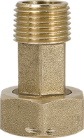 Connector for water meter with gasket
